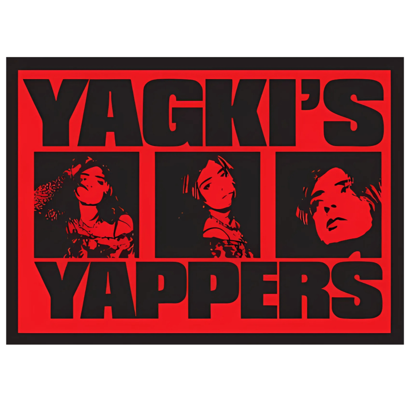YAGKI's YAPPERS PORTRAIT STICKER