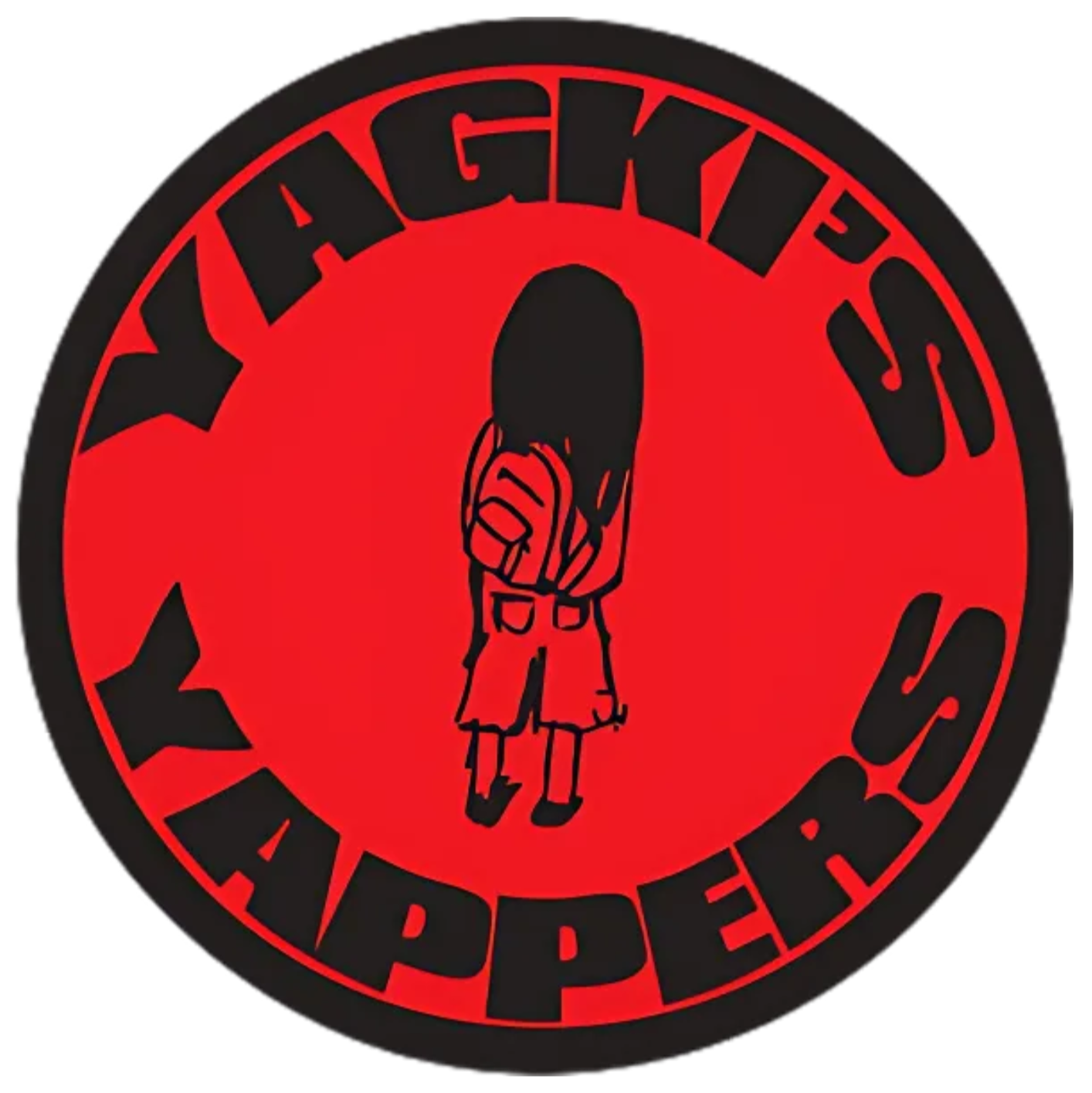 YAGKI'S YAPPERS GRAPHIC STICKER - ROUND